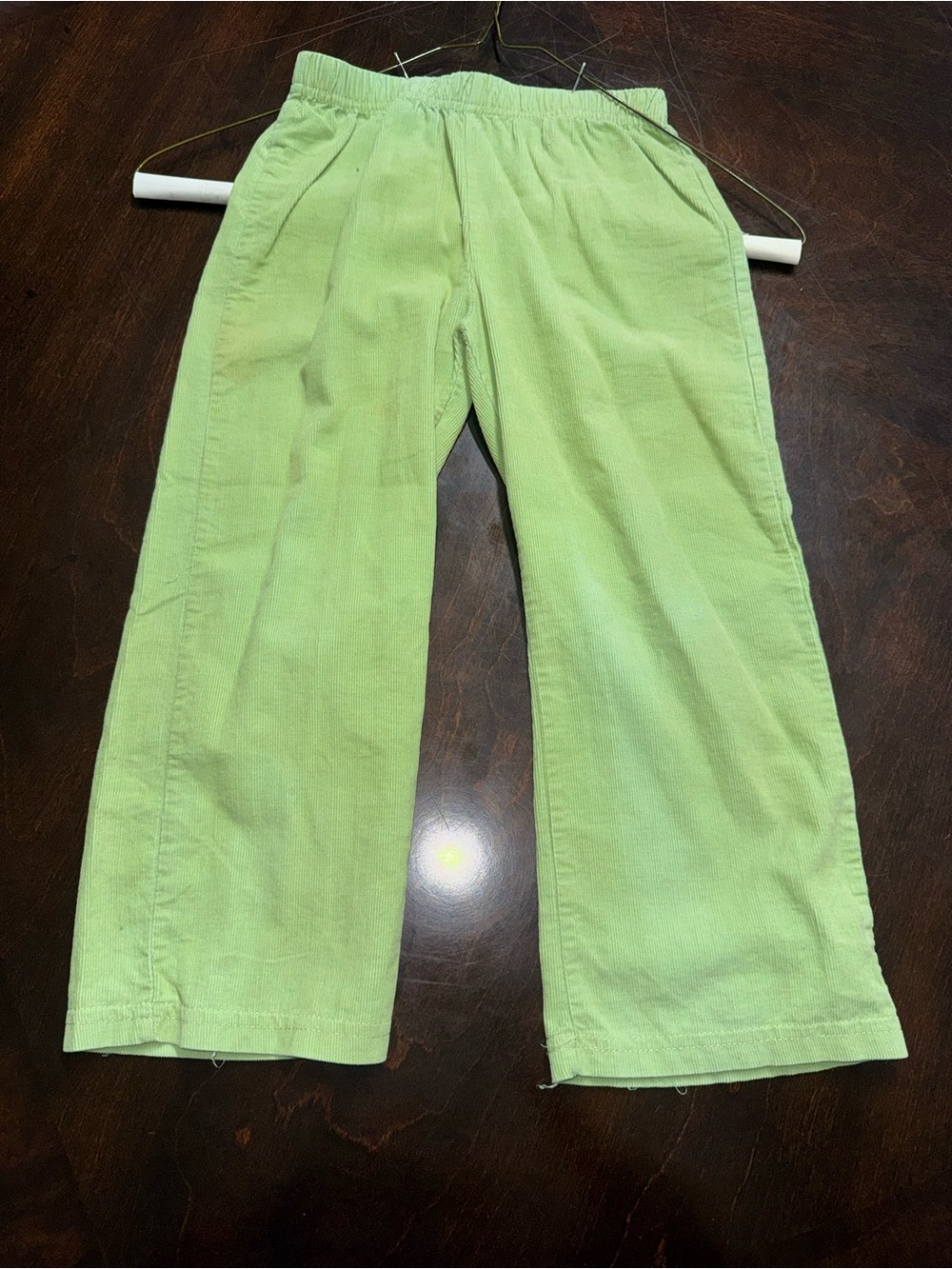 Blanks Boutique Kids Light Green Pull-On Corduroy Pants